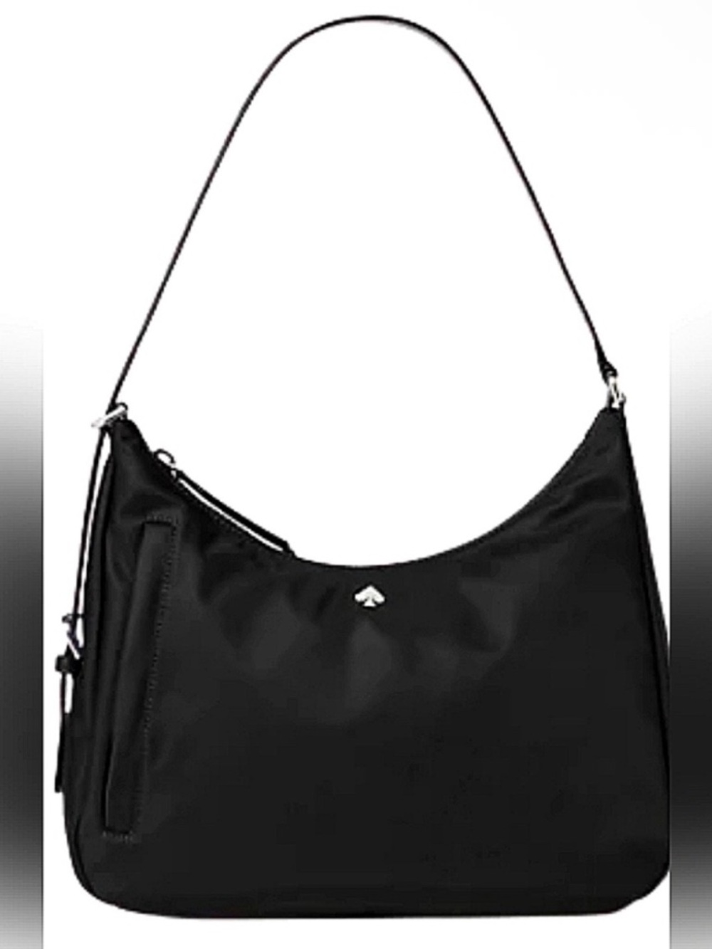 KATE SPADE LIKE NEW JAE MEDIUM BLACK NYLON SHOULDER BAG